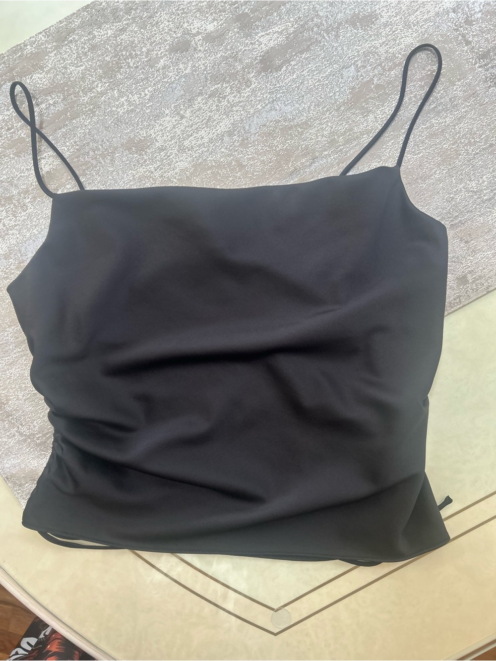 Dynamite Spaghetti-Strap Ruched Top - Picture 15 of 16
